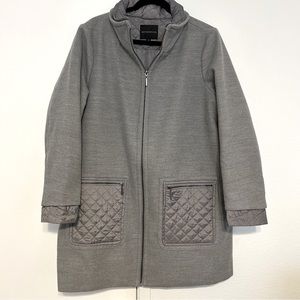 WEATHERPROOF quilted detail coat